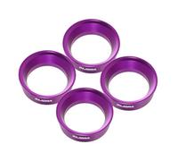 INJORA 4pcs Aluminum Wheel Barrels for 1.3" ModuWheel