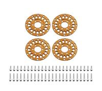 INJORA 4pcs Aluminum Wheel Faces for 1.0" ModuWheel