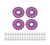 INJORA 4pcs Aluminum Wheel Faces for 1.0" ModuWheel