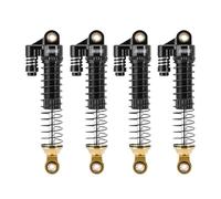 INJORA 59mm Shocks Brass & Aluminium - Long Threaded Shock Absorber Oil Damper for TRX4M 1/18 RC Crawler Upgrade