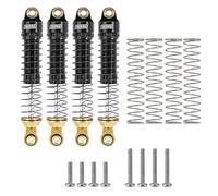 INJORA 59mm Shocks Long Threaded-Brass & Aluminium Shock Absorber Oil Damper for TRX4M TRX4MT 1/18 RC Crawler Upgrade
