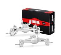 INJORA +5mm Diamond Portal Axles with Lay Down Servo Mount & Links for 1/18 RC Crawler TRX4M Upgrade