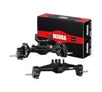 INJORA +5mm Diamond Portal Axles with Lay Down Servo Mount & Links for 1/18 RC Crawler TRX4M Upgrade
