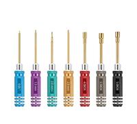 INJORA 7 Colors Short Handle Hex Screwdriver Nut Driver Tool Kit for 1/18 1/24 RC Mini Crawler Car TRX4M SCX24 FCX24 FCX18