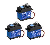 INJORA 7KG 2065 Digital Servo Waterproof High Voltage Sub-Micro Shift Servo for TRX4M TRX4 TRX6 SCX10 III 1/10 RC Crawler Car,3pcs