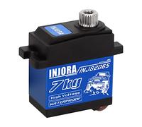 INJORA 7KG 2065 Digital Servo Waterproof High Voltage Sub-Micro Shift Servo for TRX4M TRX4 TRX6 SCX10 III 1/10 RC Crawler Car,1pcs