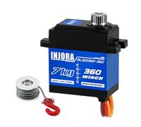 INJORA 7KG Waterproof Servo with Winch INJS2065-360 for 1/18 TRX4M RC Crawler