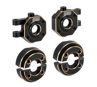 INJORA Brass Steering Knuckles with Counterweight Kit for 1/18 RC Crawler TRX4M Upgrade Parts