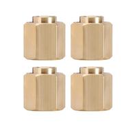INJORA Brass Wheel Hex Hub Extenders Adaptor for 1/18 RC Crawler Car TRX4M Upgrade Parts Redcat Ascent18 (7mm)