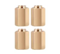 INJORA Brass Wheel Hex Hub Extenders Adaptor for 1/18 RC Crawler Car TRX4M Upgrade Redcat Ascent18 Parts (10mm)