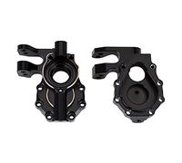 INJORA Crawler Brass Portal Housing RC Steering Knuckles 8252 for 1/10 RC Crawler TRX4 TRX6 8252 (Black)