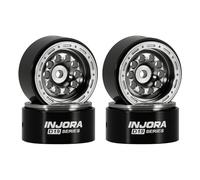 INJORA D19 0.7" Aluminum Beadlock Wheels for 1/30 Axial SCX30, W7008