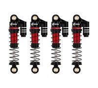 INJORA RC Shocks 39mm - Oil Filled Damper Aluminum Threaded Adjustable for SCX24 Gladiator C10 JLU Deadbolt B17 Axial 1/24 RC Crawler Car Upgrade Parts Tuning,Black