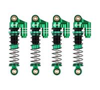 INJORA RC Shocks 39mm - Oil Filled Damper Aluminum Threaded Adjustable for SCX24 Gladiator C10 JLU Deadbolt B17 Axial 1/24 RC Crawler Car Upgrade Parts Tuning,Green