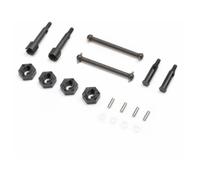 Injora Stainless Steel CVD Drive Shaft Axles Wheel Hexes Kit for Losi Micro-B Micro-T LOS-33