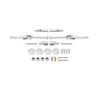 INJORA Stainless Steel U-joint Drive Shaft, Axles, Wheel Hexes Set for Losi Micro-B Micro-T