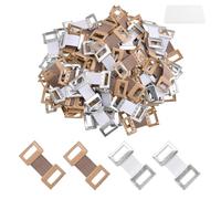 INJOYTEC 100Pcs Elastic Bandage Clips Bandage Wrap Clips Stretch Metal Clips Only Elastic Bandage Wrap Clips Stretch Metal Clasps Replaceable Wrap Fastener Bandage Wrap for Various Types