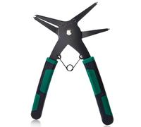 INJOYTEC 2 in 1 Snap Ring Pliers 7 Inch Dual-Purpose C-Clip Plier for 10mm-140mm Diameter Inner and Outer Snap Ring Multifunctional Carbon Steel Installation and Removal Tool Heat Treatment