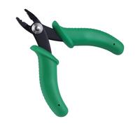 INJOYTEC 3.3 Inches Mini Bead Crimping Pliers for 2mm and 3mm Beads Crimper Press Pliers with Bent Jaw 2 Notches Jewelry Crimper Plier Micro Tube Beads Jewelry Making DIY Crafts Making