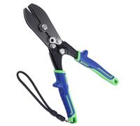 INJOYTEC 5 Blade Sheet Metal Crimper HVAC Tool Stove Pipe Crimping Tools Gutter Crimper for 22-28 Gauge for Downspout Stove Pipe Ductwork and Venting Work