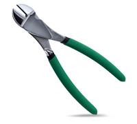 INJOYTEC Diagonal Cutters 8-Inch Chrome Pliers with Angled Head for Cutting Electrical Wires