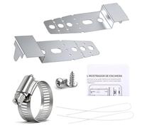 INJOYTEC Dishwasher Mounting Bracket with Screws Undercounter Dishwasher Bracket, Fits for Most Brand Clips Compatible with Whirlpool Kenmore KitchenAid Maytag, Upper Mounting Kit