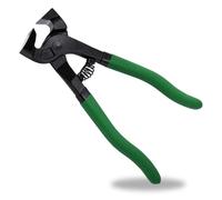 INJOYTEC Glass Tile Nipper 7.5 Inches Tile Working Tool with Compound Strength Spring Load for Tile up to 7/16 Inch Thick Quickly Cutting Mosaics Tile High Carbon Steel Double Blade Anti-Slip