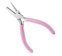 INJOYTEC Mini Round Concave Pliers Jewelry Making Pliers Wire Bending for Making Wire Loops, Bending Wire, Wrapped Wire Loops, Eye Pins, Headpins Memory Wire Beading Jewelry Repair