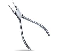 INJOYTEC Round Nose Pliers Jewelry Making Tools Stainless Steel Eyeglasses Repairing Plier Jewelry Plier Mini Precision Pliers for Bending and Looping Wires Small Wire Cutters for DIY Crafts