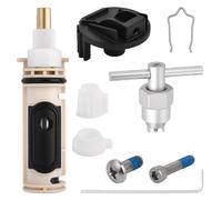 INJOYTEC Tub Shower Cartridge Replacement Kit Compatible with Moen 1222 Series, Replacements Compatible with Moen Tub Shower, Metals & Plastics, Handle Faucets Bathtub Cartridge Replacement Tool
