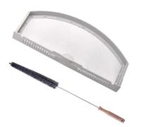 INJOYTEC WE03X23881 Dryer Lint Screen Filter Replacement for GTD33EASKOWW GTD33GASK0WW GTD65EBSJ1WS GTD65EBSJ2WS GTD65EASJ3WS GTD45EASJOWS GTD33PASKOWW Dryer Lint Filter with Cleaner Brush Fit