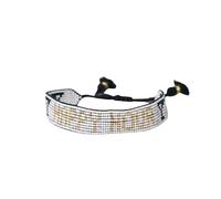 INK + ALLOY Beaded Boho Bracelets, Gabby Word Bracelet, Sliding Knot Wristband Friendship Bracelets, Handmade Jewelry for the Modern Bohemian, 5.25"-8.25" Adjustable Band, .5" W, One Size, Glass, no