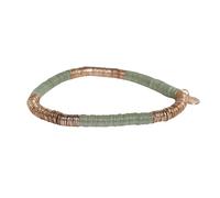 INK + ALLOY Boho Stackable Bracelets for Women, Grace Sequin Stretch Stacking Bracelet with Circle Charm, Handmade Jewelry for the Modern Bohemian, One Size, Plastic, no gemstone