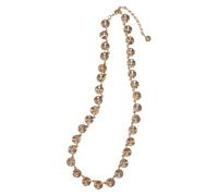 INK + ALLOY Rhinestone Necklace for Women, Aurora Prism Crystal Round Stone Chunky Statement Necklaces, Hypoallergenic Handmade Jewelry for the Modern Bohemian, 17.5-Inch Length, Choker, Rhinestone