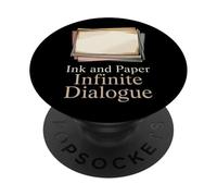 Ink and Paper Infinite Dialogue Fine Art Print PopSockets Adhesive PopGrip
