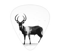 Ink Antelope guitar pick set, 3 different thicknesses, 12 pieces for a variety of instruments