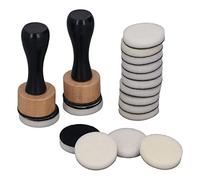 Ink Blending Brushes Mini Ink Paints Mixing Blending Tool Ink Blower Applicator Tool Sets with Foams Replacement Refill Foam for Making Embossing Painting Rendering
