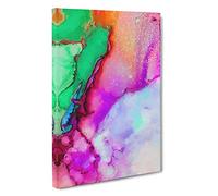 Ink Bliss in Abstract Canvas Print for Living Room Bedroom Home Office Décor, Wall Art Picture Ready to Hang, 30 x 20 Inch (76 x 50 cm)
