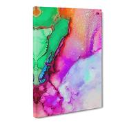 Ink Bliss In Abstract Modern Canvas Wall Art Print Ready to Hang, Framed Picture for Living Room Bedroom Home Office Décor, 30x20 Inch (76x50 cm)