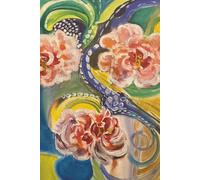 Ink & Branch Watercolor Dot Grid Journal - Volume 3: 150 Pages | 5mm Dot Grid | Original Watercolor Cover Art