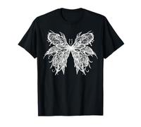 Ink Butterfly Nature Vintage Aesthetic Artwork T-Shirt