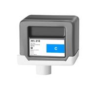 Ink Cartridge 1 Pcs PFI-310 330ML MBK/BK/M/C/Y,Compatible For Canon TX-2000 TX-3000 TX-4000 TX-2100 TX-3100 TX4100 Printer(PFI-310 Cyan)