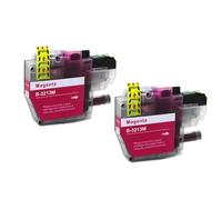 Ink Cartridge 3213XL LC3213 Works With DCP J572DW DCP J772DW DCP J774DW MFC J491DW J497 Printer Models 2Pcs(Magenta)