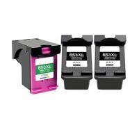 Ink Cartridge 653XL For DeskJet Plus Ink Advantage 6000 6075 6475 Printers(3 Pcs)
