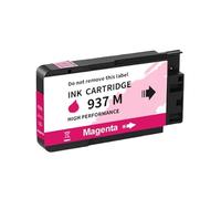 Ink cartridge, 937 937e 937XL Ink Cartridge Compatible For HP OfficeJet Pro 9110b 9120 9130 9720 9730 Printer,for parts(1pc Magenta)