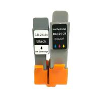 Ink Cartridge BCI-21 BCI-24 Compatible With Canon BJC 2000 2100 2115 2120 400 410 400j 4000 Printer(2set)