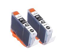 Ink Cartridge CLI-42 CLI42 With Chip,Compatible For Canon Pro-100 100S Printer(2pcs C-42 BK)