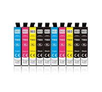 Ink Cartridge Compatible For T 503XL T503 XL Full Use 503 XP 5200 5205 WF 2960DWF WF-2965DWF WorkForce Printer(10 Pcs)