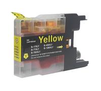 Ink Cartridge, Compatible with Brother, LC12 LC17 LC40 LC71 | LC73 LC75 LC400 LC1220 LC1240 LC1280 MFC-J6910CD J6710CD J840N J280(Y 1PC)