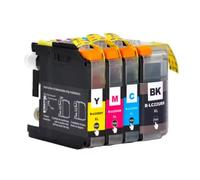 Ink Cartridge, Compatible with Brother, LC22U DCP-J785DW | LC22U XL, MFC-J985DW, Black Cyan Magenta Yellow, 58ml 18ml(1set)